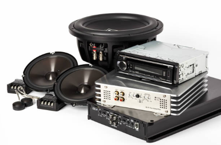 Equipamento de áudio de fábrica