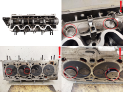 Cabeça do motor Fiat Opel SAAB 55193091 1.9 JTD 8V 4