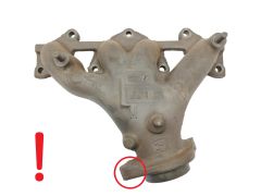 Coletor escape 8200725575 8200191350 6001548025 1.4 1.6 Dacia Renault