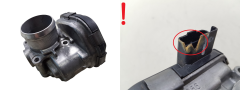 Válvula do corpo do acelerador Citroen Peugeot 9673534480 1.6 HDI Delphi 2607