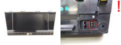 Ecrã Navi Citroen DS7 9818615980 9818608780