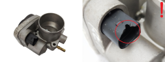 Válvula do corpo do acelerador Renault 8200171134 8200190230 1.6 16V 2