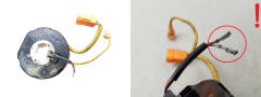 Anel de deslizamento do airbag Opel 90491755 GM