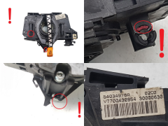 Anel de deslizamento do airbag V7700432854 7701045279 Renault Clio 2 Lucas 29