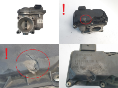 Válvula do corpo do acelerador Renault Smart 161203912R H8201269254 1.0 2085