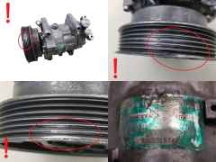 Compressor do Ar Condicionado 8200315744 SD6V12 1416K Sanden Renault 67