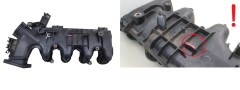 Coletor admissão 0361N3 9653808680 1.6 HDI 16v TDCI Citroen Peugeot Ford S1