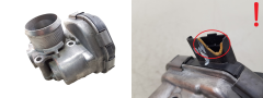 Válvula do corpo do acelerador Citroen Peugeot 9673534480 1.6 HDI Delphi 2521