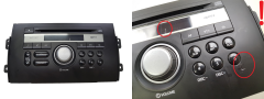 Rádio leitor de CD Suzuki Fiat 39101-79J0 CQ-MX0571G PACR04 1119