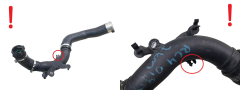 Mangueira de carga de ar 144604208R 0.9 TCE Dacia Sandero 2 Renault Captur Clio 4