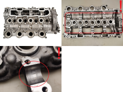 Cabeça do motor Ford PSA Volvo 9655911480 9644994680 1.6 16V TDCI G8DB 18