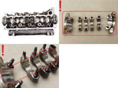 Cabeça do motor Renault 2968F2 110415795R 7701477400 1.5 DCI Siemens 6