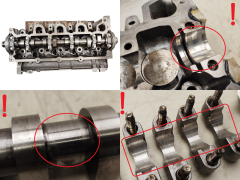 Cabeça do motor Renault Nissan 949716F0 110410442R 1.5 DCI 5