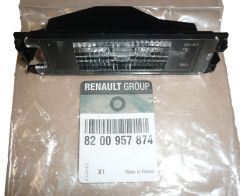 Farol Oświetlenia Tablicy Rejestracyjnej Original 8200957874 Renault Dacia