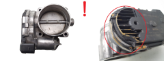 Válvula do corpo do acelerador Audi A6 C6 078133062C 0280750003