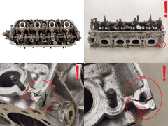 Cabeça do motor Honda 1.8 16V F18A2