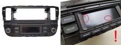 Rádio leitor de CD VW UP! 1S0035156 Citigo Mii 1295