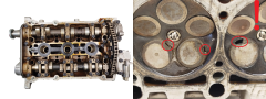 Cabeça do motor VWAG 078103373P 2.8 V6 ACK 2
