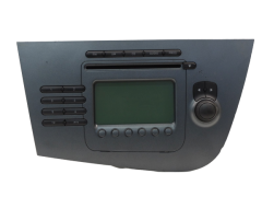 Rádio leitor de CD Seat Leon 1P1035152 N87 7645671366 Blaupunkt