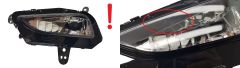 Farol halogéneo Esquerdo Original 1004003L Opel Mokka