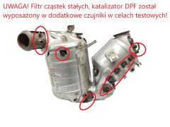 Catalisador DPF 8201727028 208A06131R 2.0dCi Renault