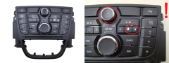 Painel Controlo Radio Opel Meriva B 13362776 CD400