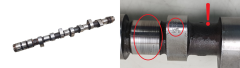 Árvore de Cames 0801P4 2.0 8v Citroen Peugeot 1025