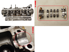 Cabeça do motor Renault Nissan 7760 F2 7701473181 1.5 DCI