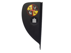 Tampa de cobertura Direita Clio 3 8200407591 Renault