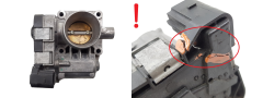 Válvula do corpo do acelerador 55192787 44SMF10 Fiat Lancia 1.4 1334