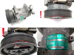 Compressor do Ar Condicionado Renault 8200315744 SD6V12 1416K Sanden S11