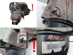 Caixa de velocidades JR5008 7701714590 1.8 Renault Laguna 2 Uszkodzona