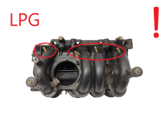 Coletor admissão LPG 8200966437 7700273860 Renault 1.4 1.6