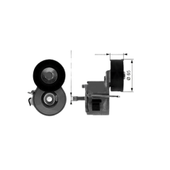 Tensor da Correia Original Citroen Peugeot Nemo Bipper 1.3 HDI 1639367780 Tensor da Correia Original Citroen Peugeot Nemo Bipper 1.3 HDI 1639367780