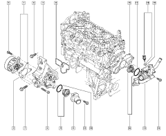 Junta, vedação Original Renault Nissan 1.4 TCe H4F 110620001R