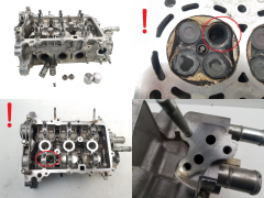 Cabeça do motor 1.0 VVti 1KR742 EGR Toyota IQ 11101-40031