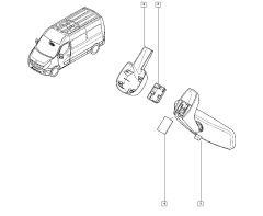 Espelho Interior Original Master III Movano NV400 963215589R
