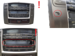 Painel Controlo Radio A/C Lexus IS 758950