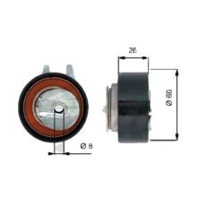 Tensor da Correia Original Citroen Peugeot 407 C5 2.7-3.0 HDI 9814121580