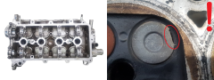 Cabeça do motor Toyota Yaris 1.3 16V VVT-i 2SZ-FE