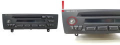 Rádio leitor de CD BMW 6512 6962296 VP4KAF-18C838-GE Business Visteon 1332