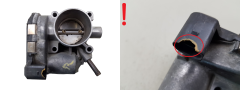 Válvula do corpo do acelerador VWAG 1.4 030133062A 0280750049 Bosch 2445