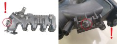 Coletor admissão 0361N3 9653808680 1.6 HDI 16v TDCI Citroen Peugeot Ford s21