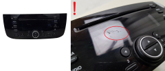 Rádio leitor de CD Fiat Punto Evo 7355261540 28280207 F199FL 1087