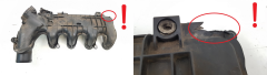 Coletor admissão 0361L4 9649854880 1.4 HDI 16v Citroen C3 S19