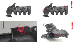 Coletor admissão 9684941780 0361N3 1.6 HDI 16v TDCi Ford Peugeot PSA Volvo