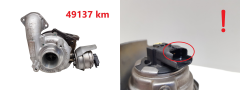 Turbocompressor 9686120680 GTC1244VZ 1.6 HDI TDCI PSA Ford Volvo 49137 km