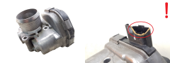 Válvula do corpo do acelerador Citroen Peugeot 9673534480 1.6 HDI Delphi 2522