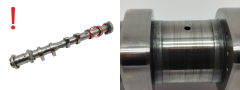 Árvore de Cames 9675437180 Citroen Peugeot 1.2 VTI HM01