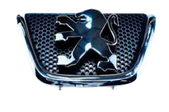 Emblema Frente Original Peugeot 206 7810c5